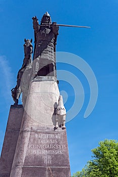 Statue of Duke Gediminas in Vilnius